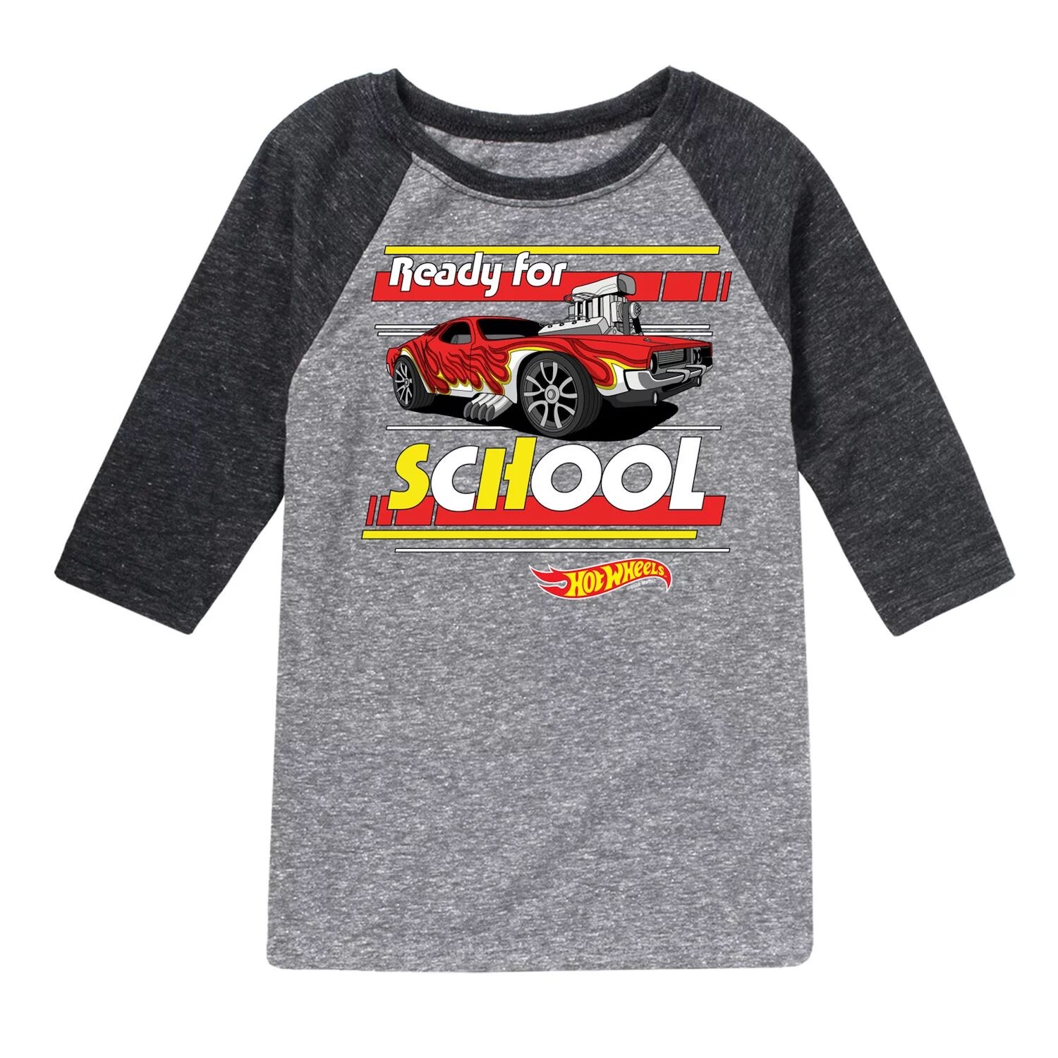 

Футболка Hot Wheels с рисунком реглан для мальчиков 8–20 лет, готовая к школе Hot Wheels, серый