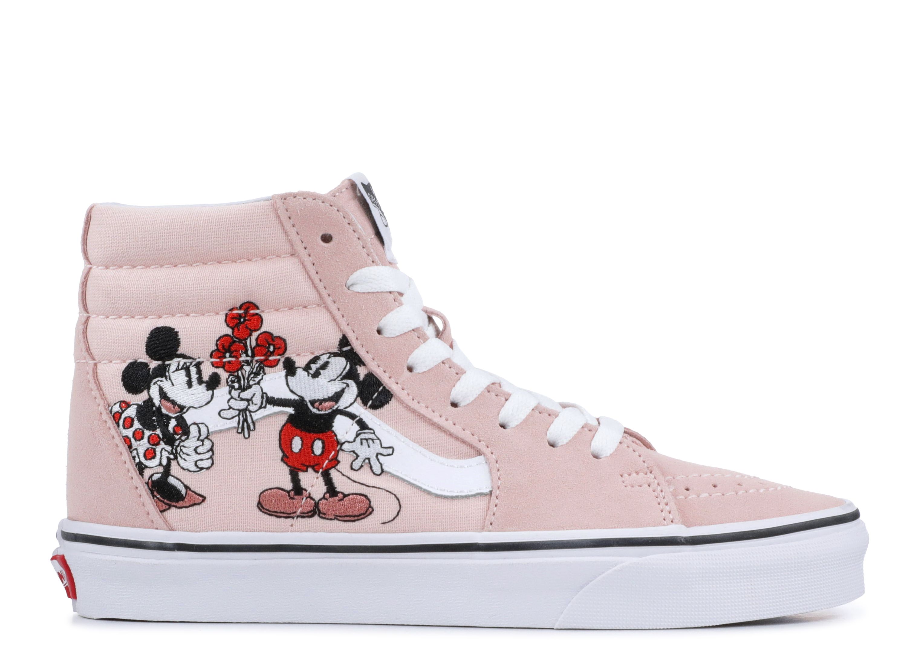 Кроссовки Vans Disney X Sk8-Hi 'Mickey & Minnie', розовый аксессуары для обуви с пряжкой из мультфильма микки и минни маус