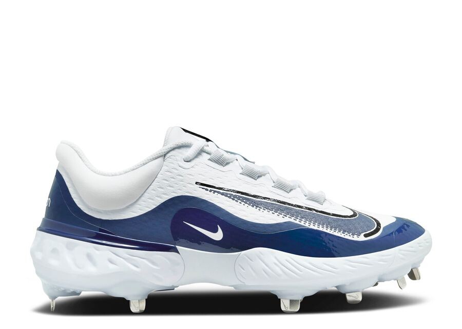 

Кроссовки Nike Alpha Huarache Elite 4 Low 'White Midnight Navy', белый