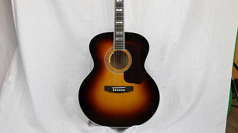 Акустическая гитара Guild USA F-55E Maple 2023 - Antique Burst; Acoustic/Electric Guitar