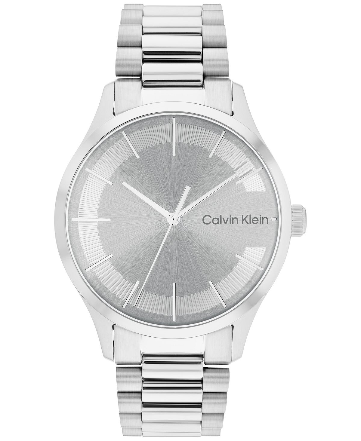 

Серые часы-браслет из нержавеющей стали 40 мм Calvin Klein