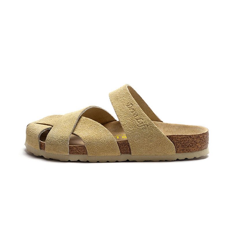 

Мюли женские с закрытым носком женские Devo Life, цвет Light beige reverse suede