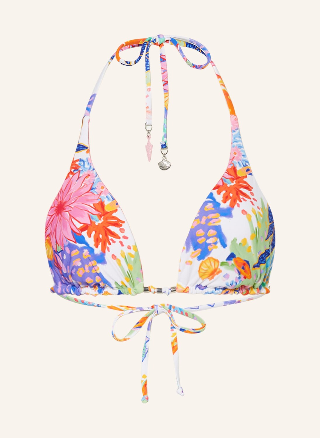 

Топ бикини SEAFOLLY Triangel UNDER THE SEA zum Wenden, белый