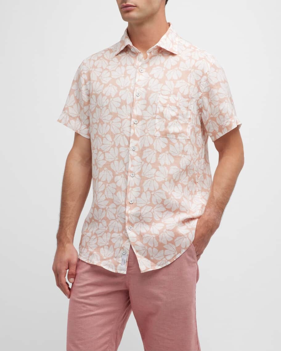 

Мужская рубашка Massey West Slim Fit с коротким рукавом Rodd & Gunn