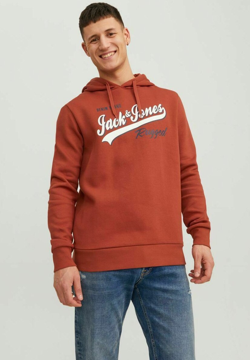 

Толстовка JJELOGO 2 COL 23/24 NOOS Jack & Jones, киноварь