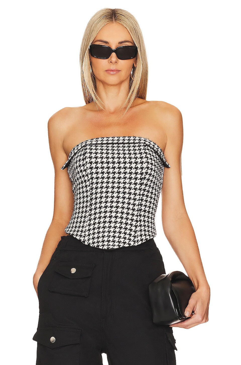 

Топ MORE TO COME Ayda Corset, цвет White Multi