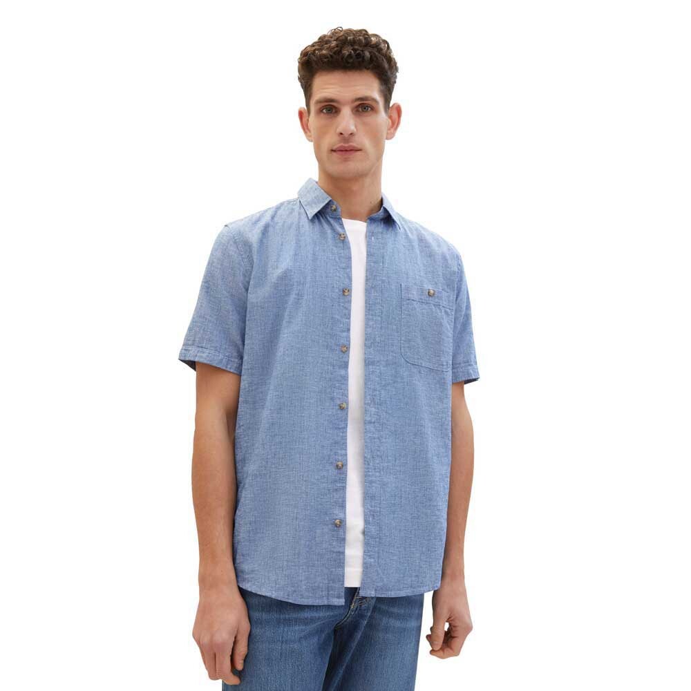 

Рубашка Tom Tailor Cotton Linen, синий