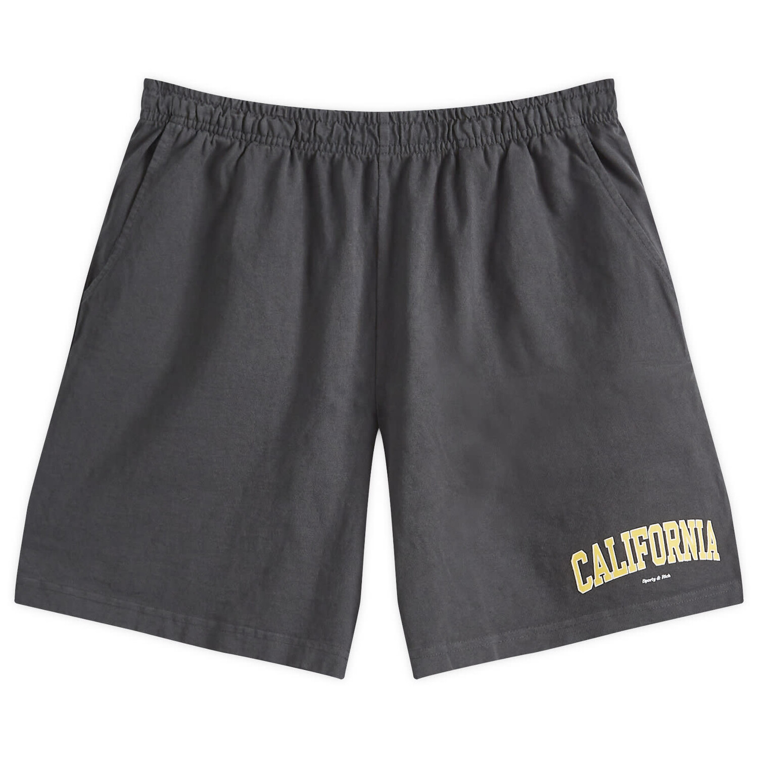 

Шорты Sporty & Rich California Gym Shorts, цвет Faded Black & Gold