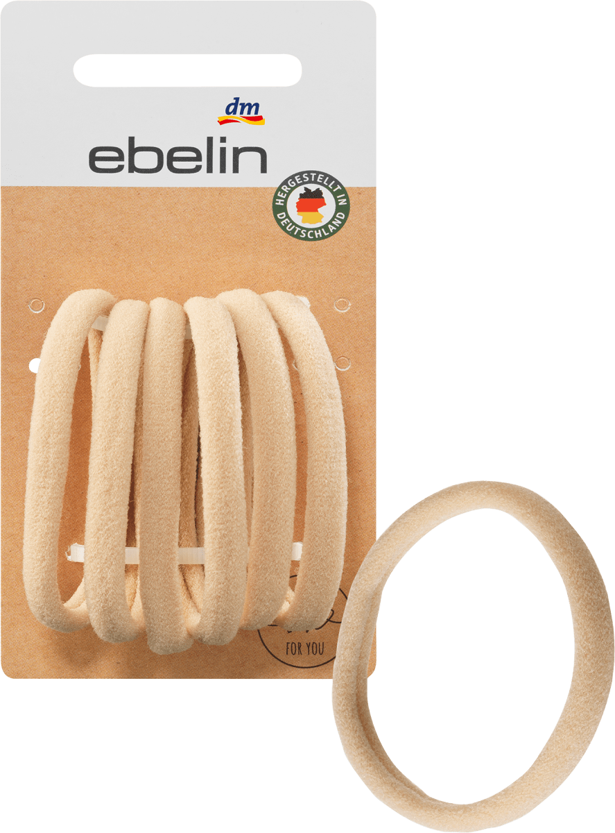Резинки для волос блондинка мягкие 6 шт. ebelin