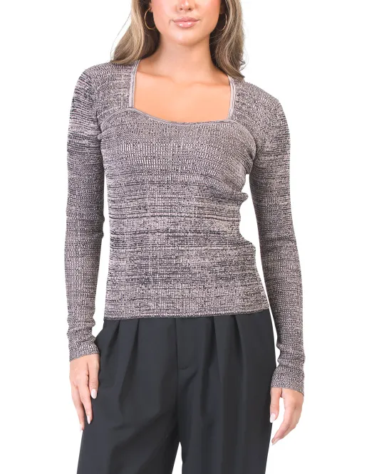 

Свитер Kaylee Spacedye Elie Tahari, цвет Ash Rose