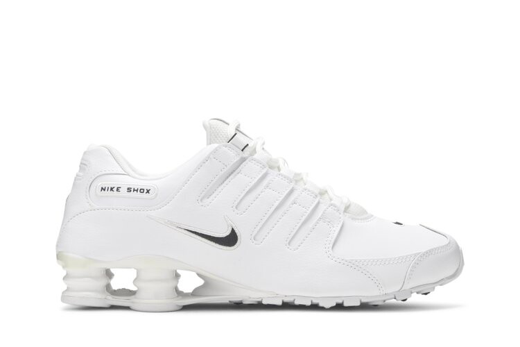 

Кроссовки Nike Shox NZ EU 'White Black', белый