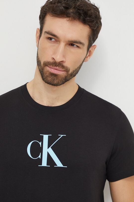

Хлопковая футболка Calvin Klein, черный
