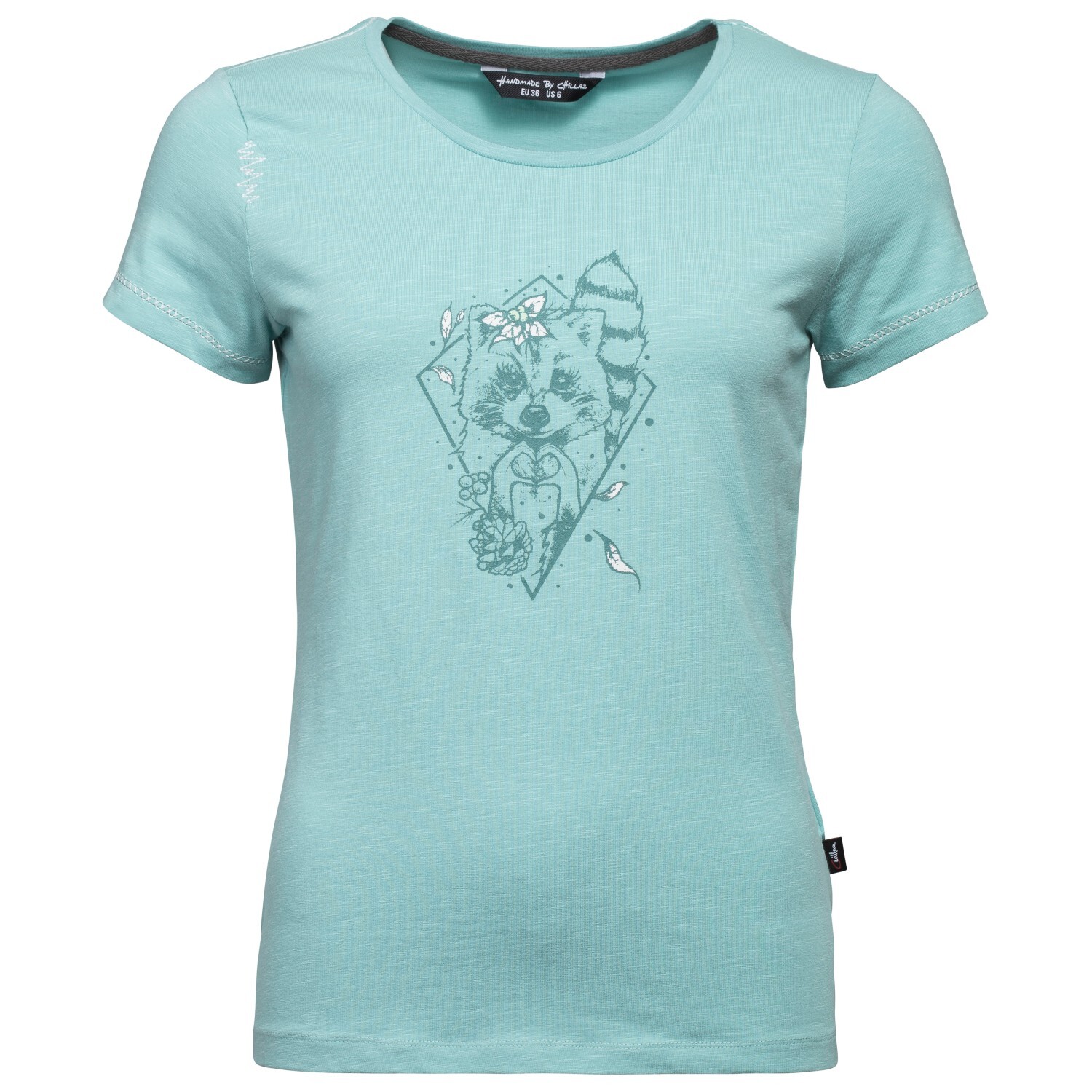 

Футболка Chillaz Women's Gandia Little Bear Heart, цвет Aqua Green, Синий