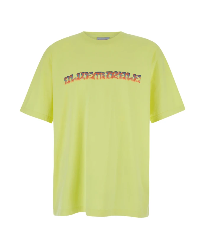 

Футболка с принтом Trippy Leaves Bluemarble, желтый