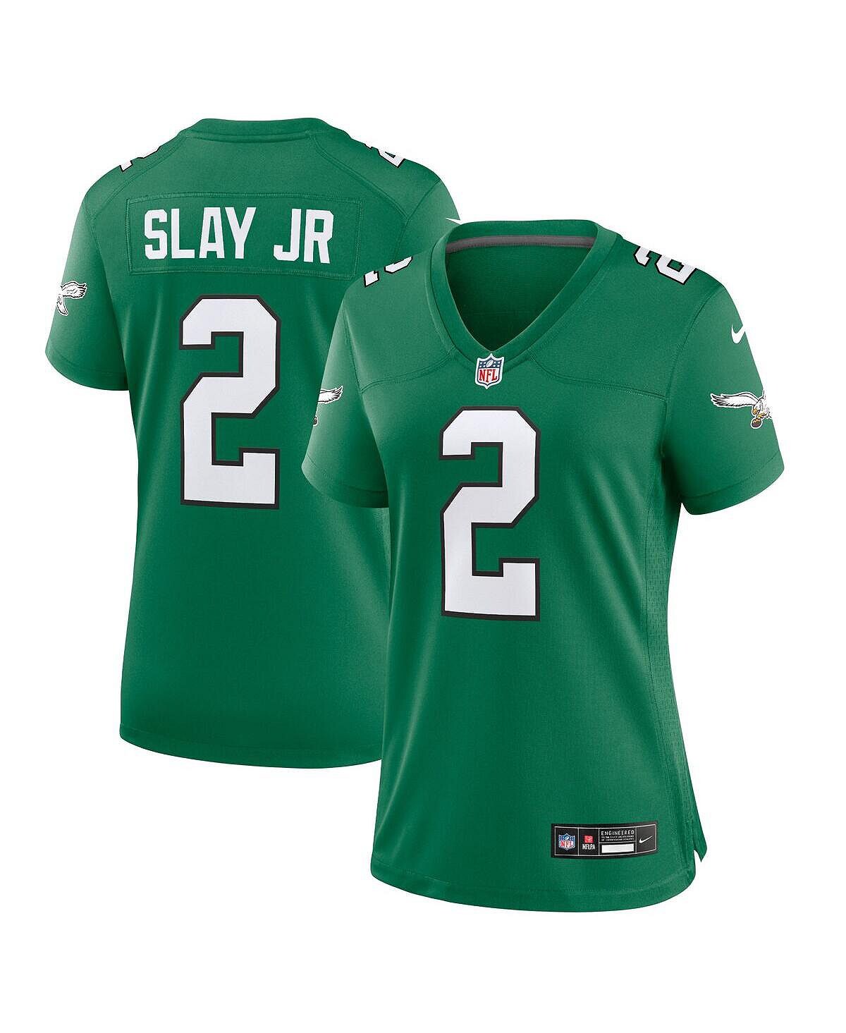 

Женская майка запасного игрока Darius Slay Kelly Green Philadelphia Eagles Nike