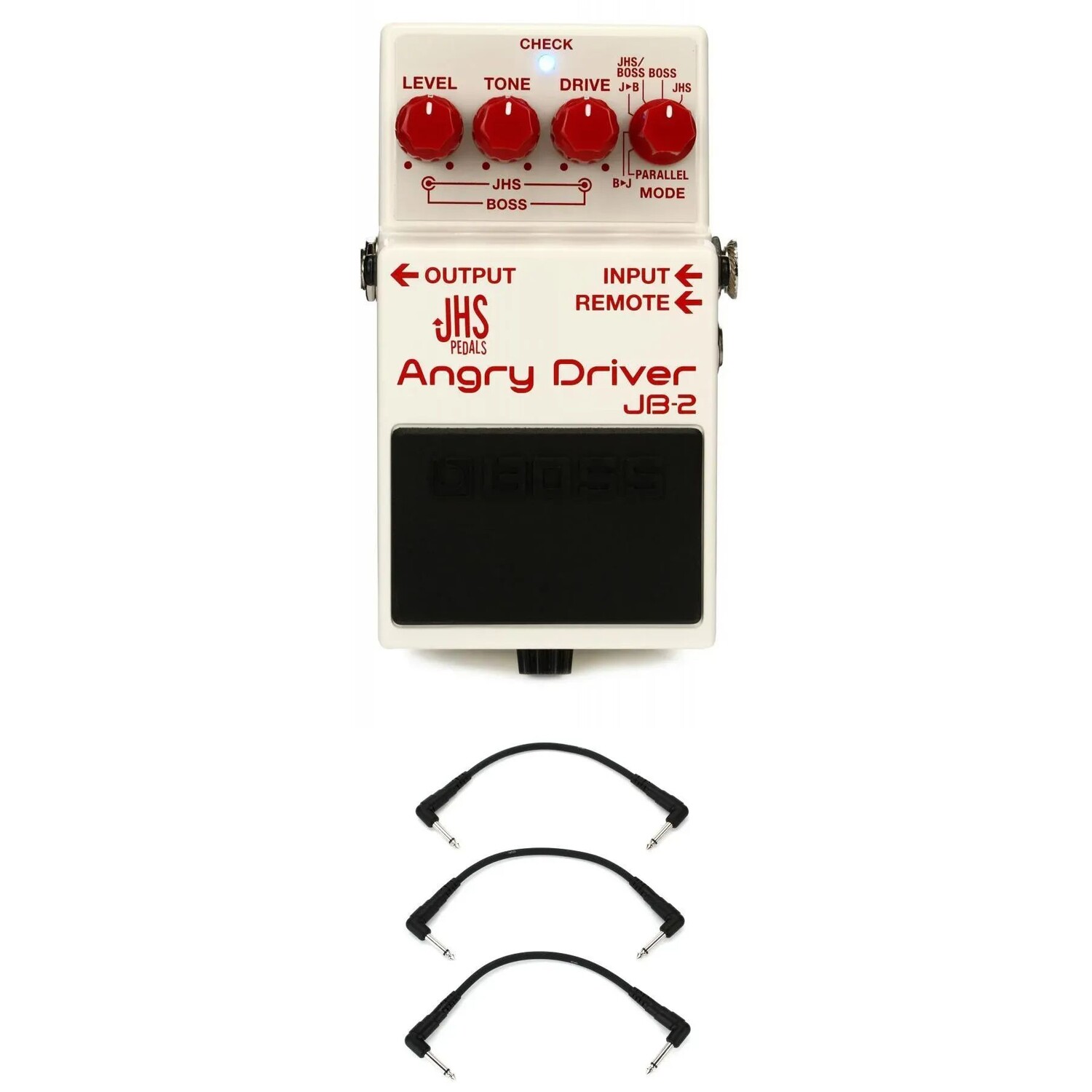 

Педаль Overdrive Boss JB-2 Angry Driver с комплектом кабелей