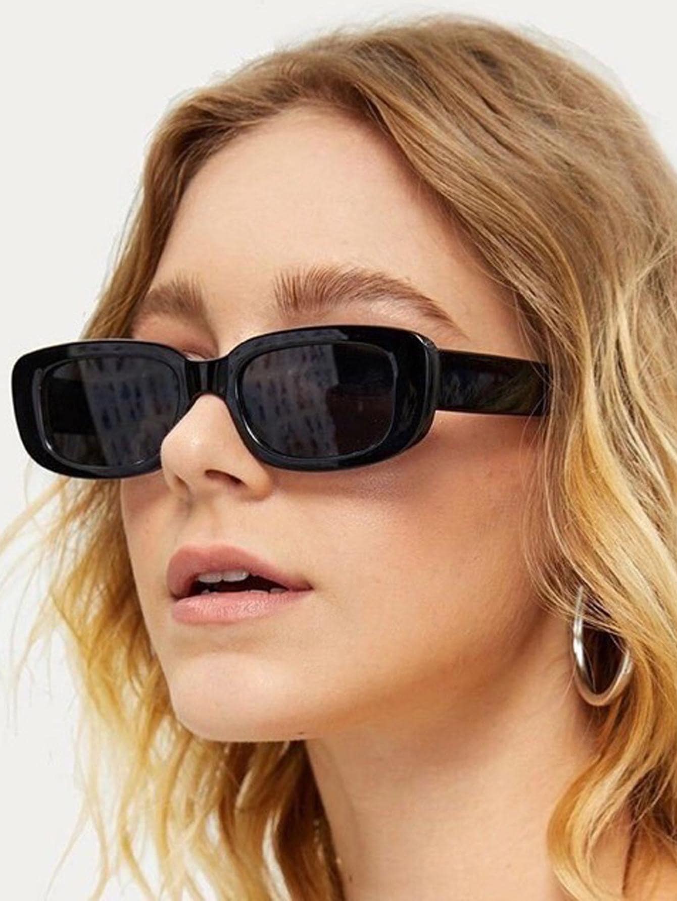 1шт винтажные солнцезащитные очки в маленькой оправе в европейском и американском стиле в стиле панк и модный показ цена и фото