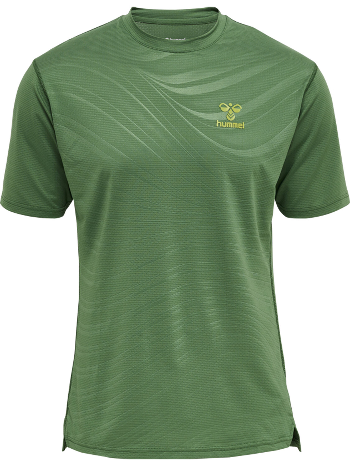 

Футболка Hummel Trikot S/S Hmlongrid Poly Tee S/S, цвет MYRTLE/DARK CITRON