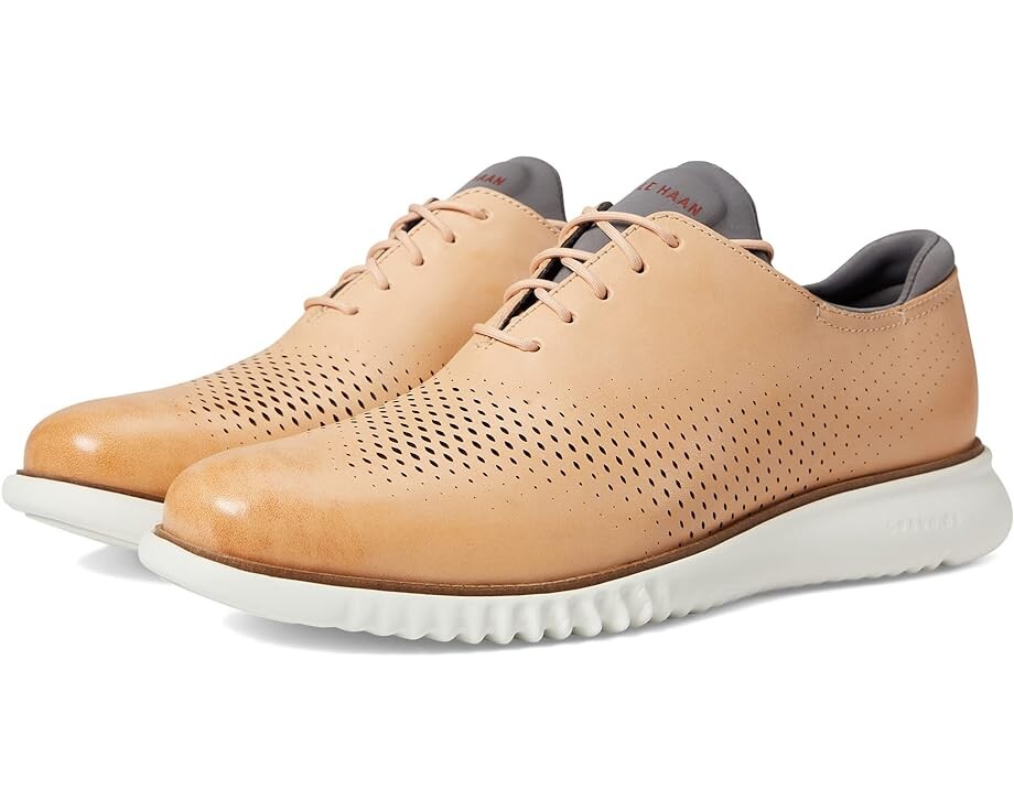 

Оксфорды Cole Haan 2.Zerogrand Laser Wing Oxford, цвет Barely Beige/City Skyline/Egret