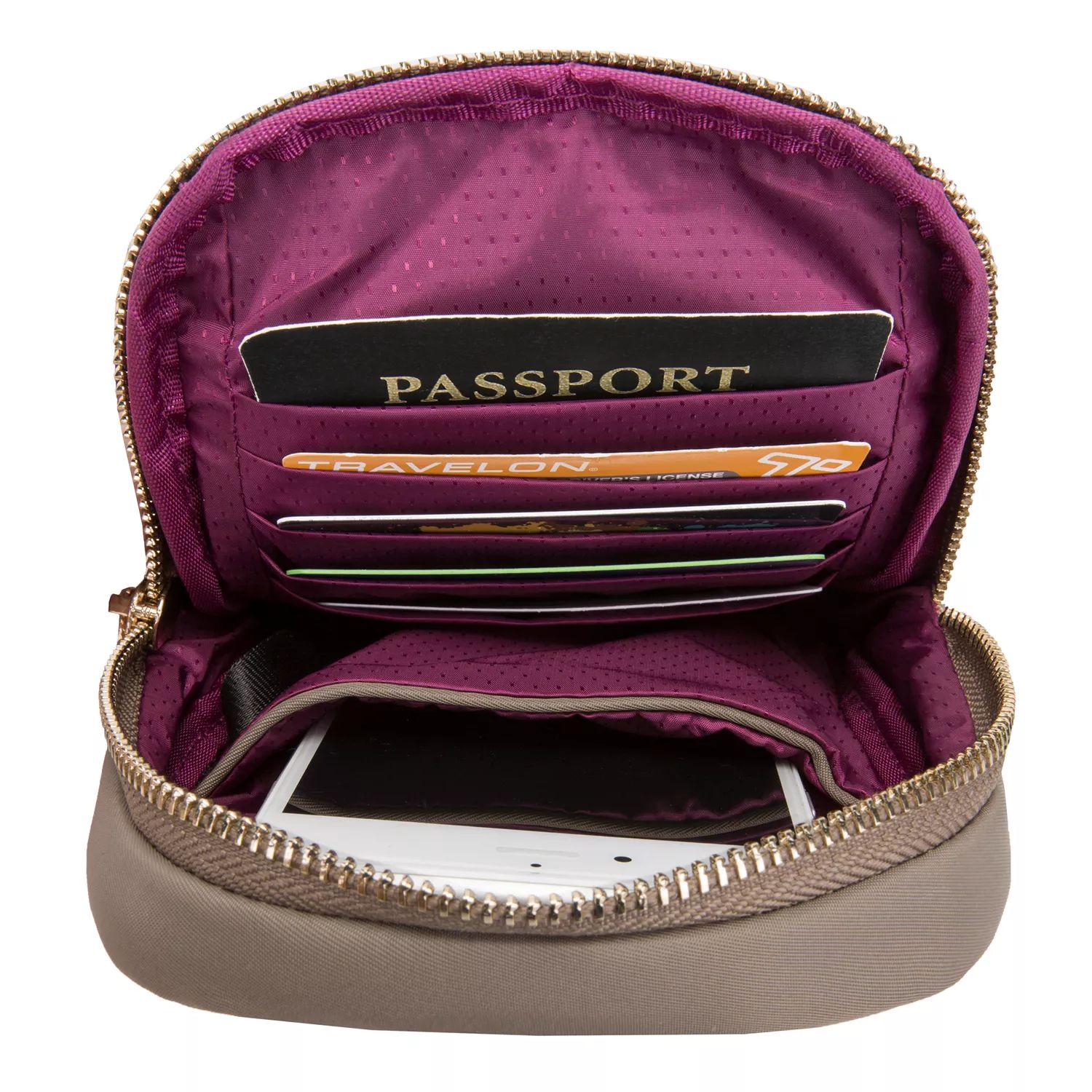 Индивидуальная сумка через плечо с защитой от кражи Travelon, чехол для телефона Travelon