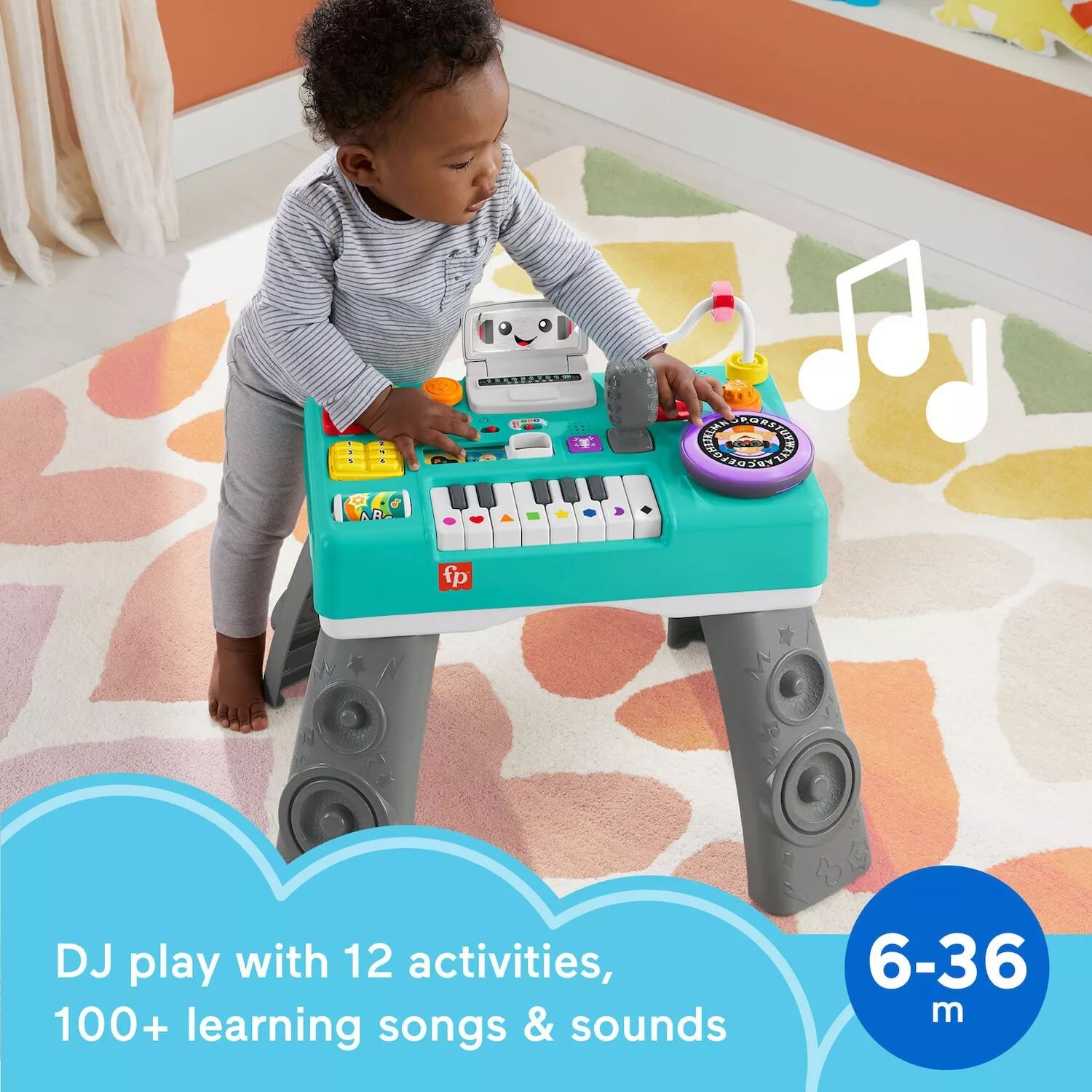 

DJ-стол «смейся и учись» от Fisher-Price Mix & Learn Laugh & Learn