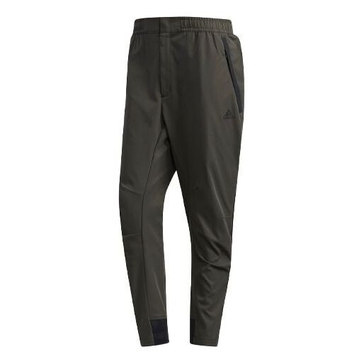 Спортивные штаны adidas O1 Pnt Twill Sports Pants Men Black, зеленый