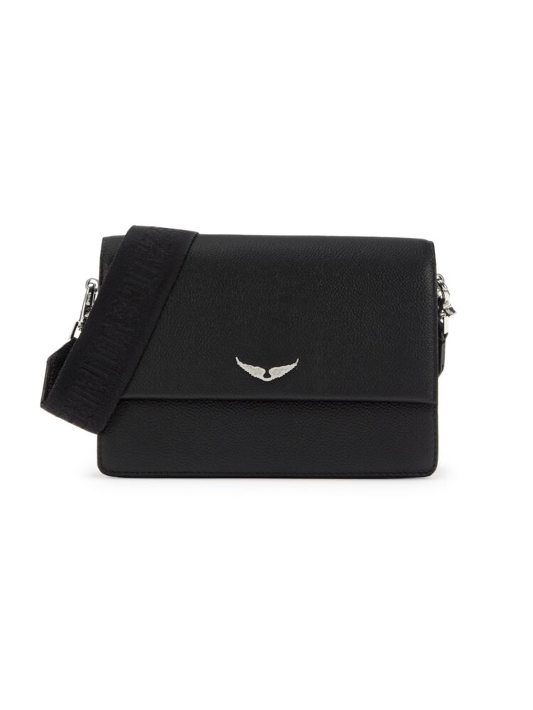 

Кожаная сумка через плечо Lolita Wings Zadig & Voltaire, цвет Noir