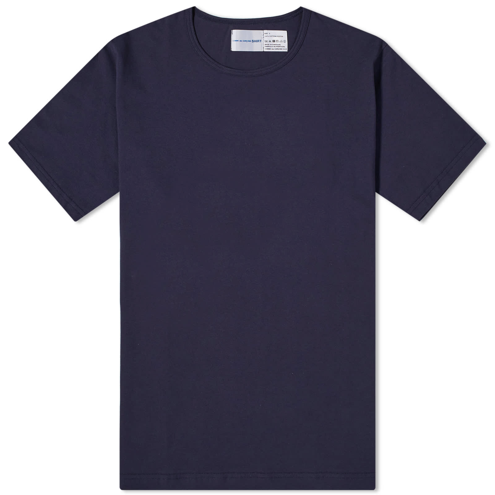 Футболка Comme Des Garçons Shirt X Sunspel, темно-синий