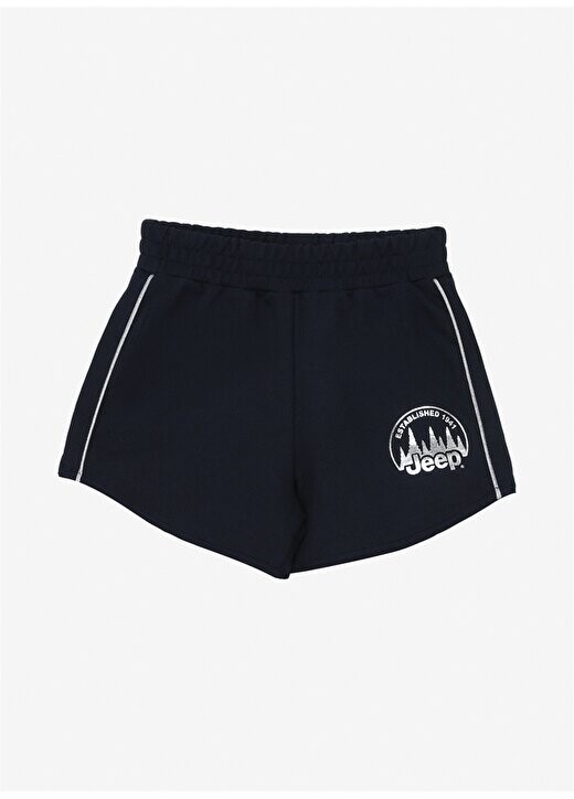 

Свободные шорты с принтом для девочек темно-синего цвета C4SG-SHT4040 Jeep, темно-синий