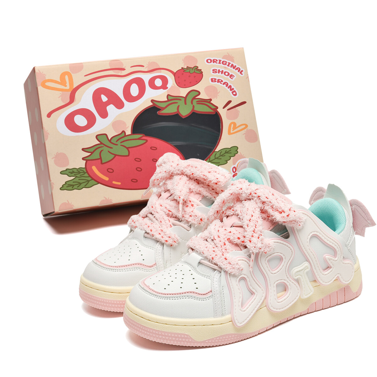 

Кроссовки OAOQ Skateboarding Shoes Women's Low-top, синий