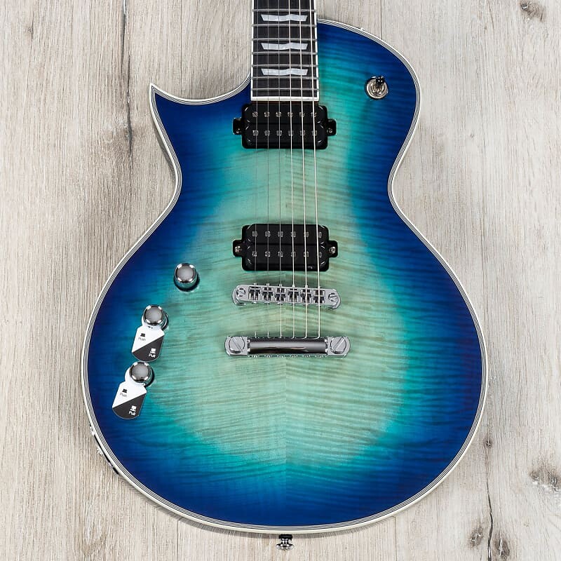 

Электрогитара ESP LTD Eclipse EC-1000T CTM Left-Handed Guitar, Macassar Ebony Fretboard, Violet Shadow