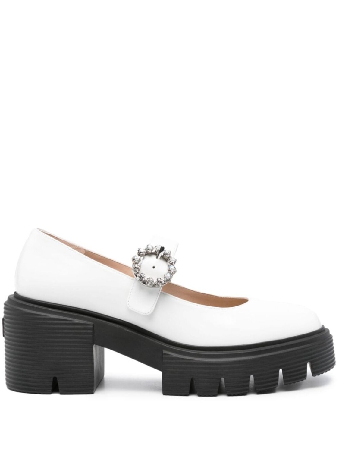 

Stuart Weitzman лоферы Soho Gem 60, белый