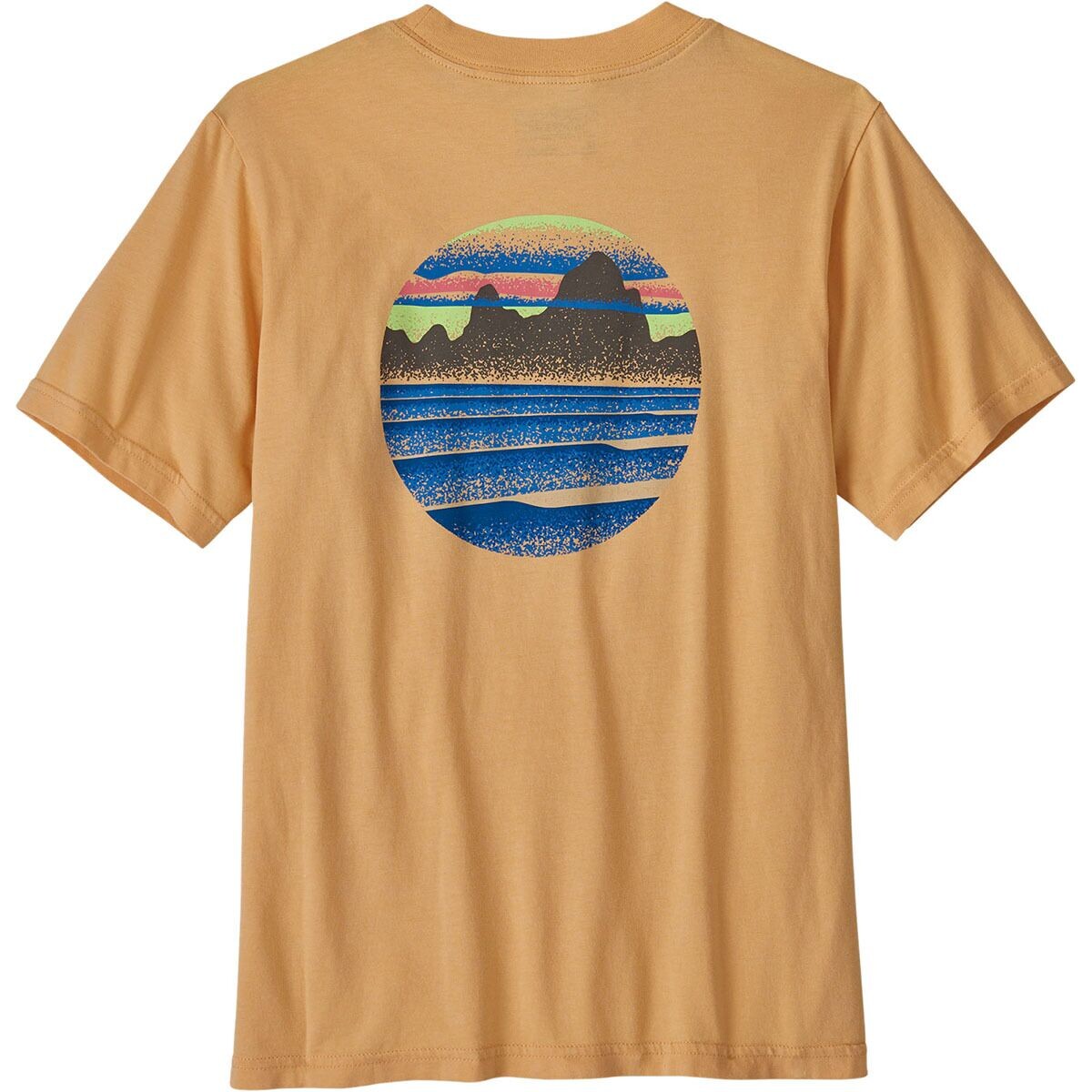 

Футболка skyline stencil – детская Patagonia, оранжевый