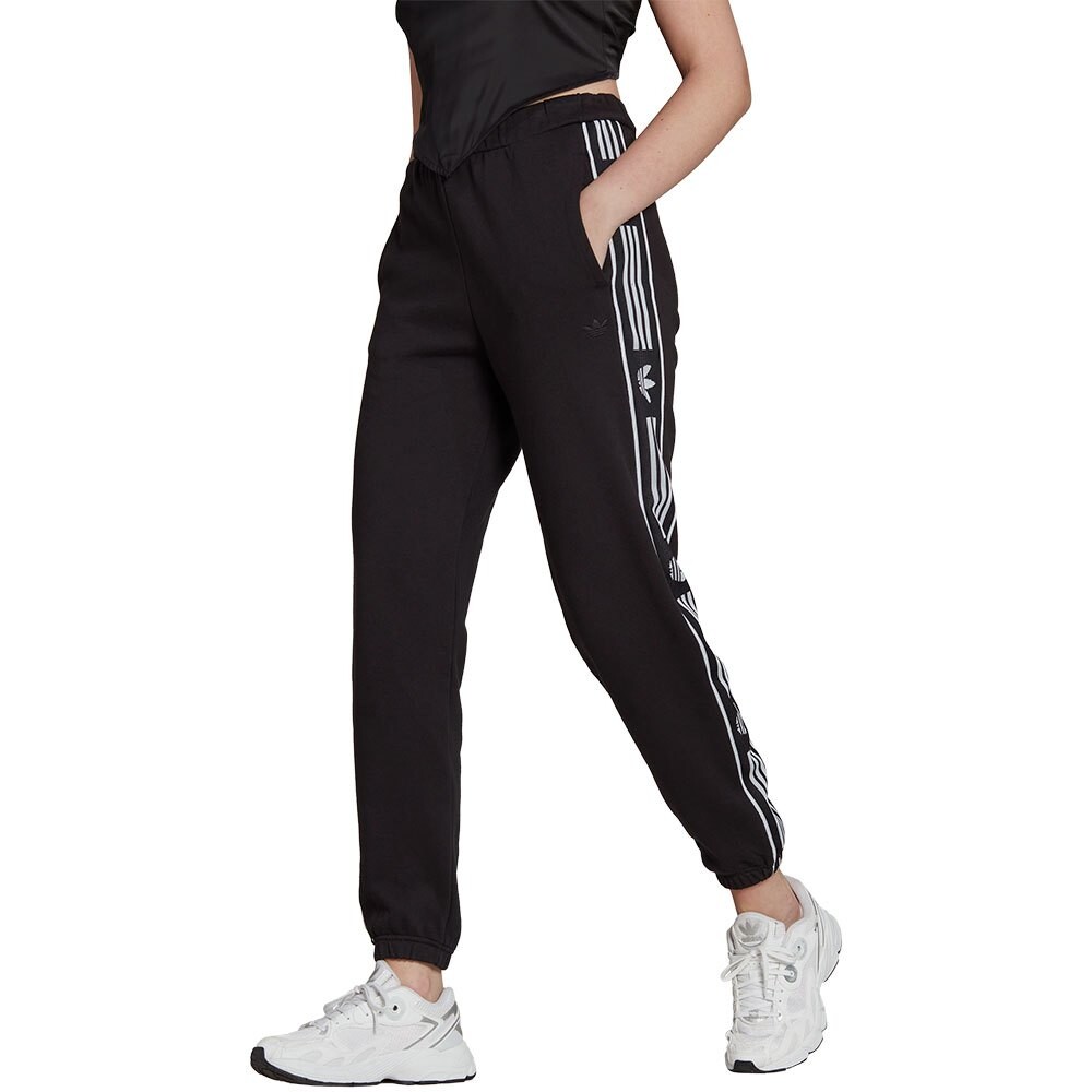 

Брюки adidas Originals Cuffed Tape Joggers, черный