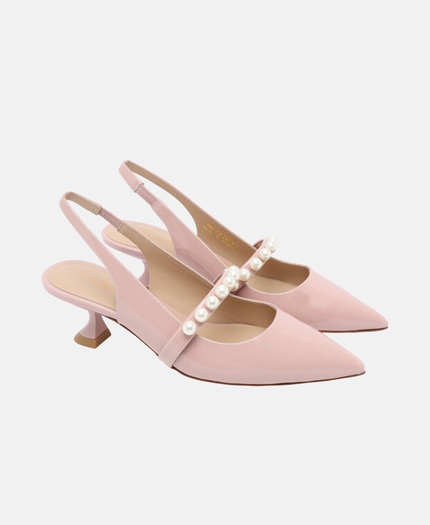 

Туфли-лодочки с пяткой на пятке Stuart Weitzman, розовый