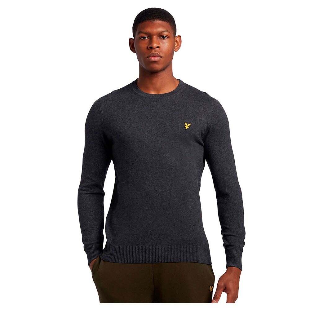 Толстовка Lyle & Scott Cotton Merino, серый