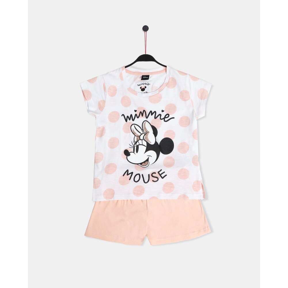 

Пижама с коротким рукавом Disney Minnie, розовый