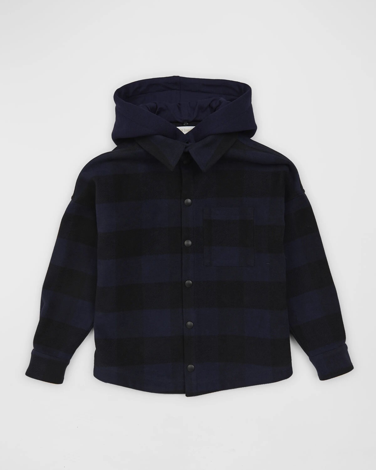 

Клетчатая футболка с логотипом для мальчика, размер 4–10 Palm Angels, цвет Navy Blue/Black