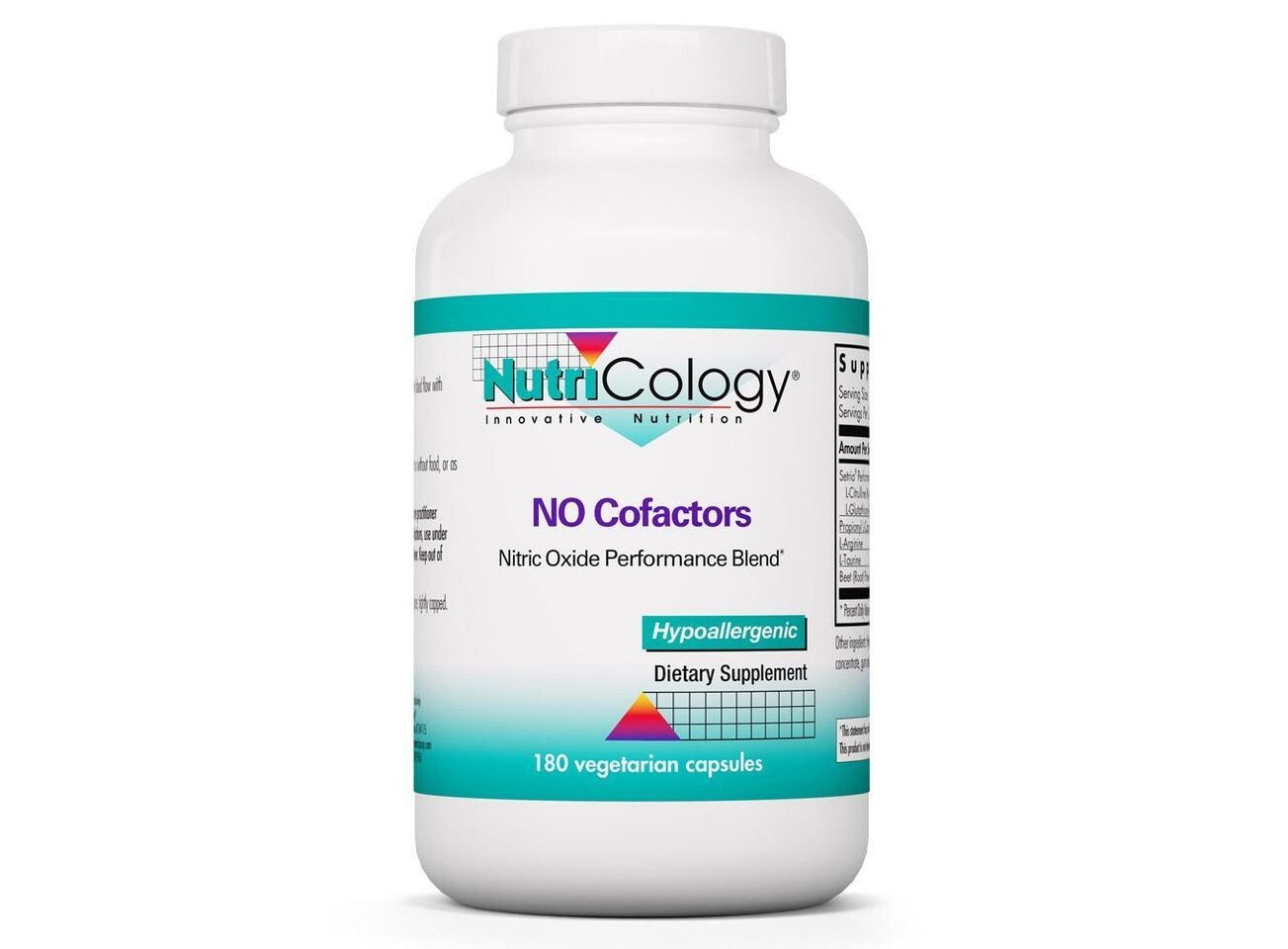 

Nutricology, БЕЗ кофакторов, 180 вегетарианских капсул