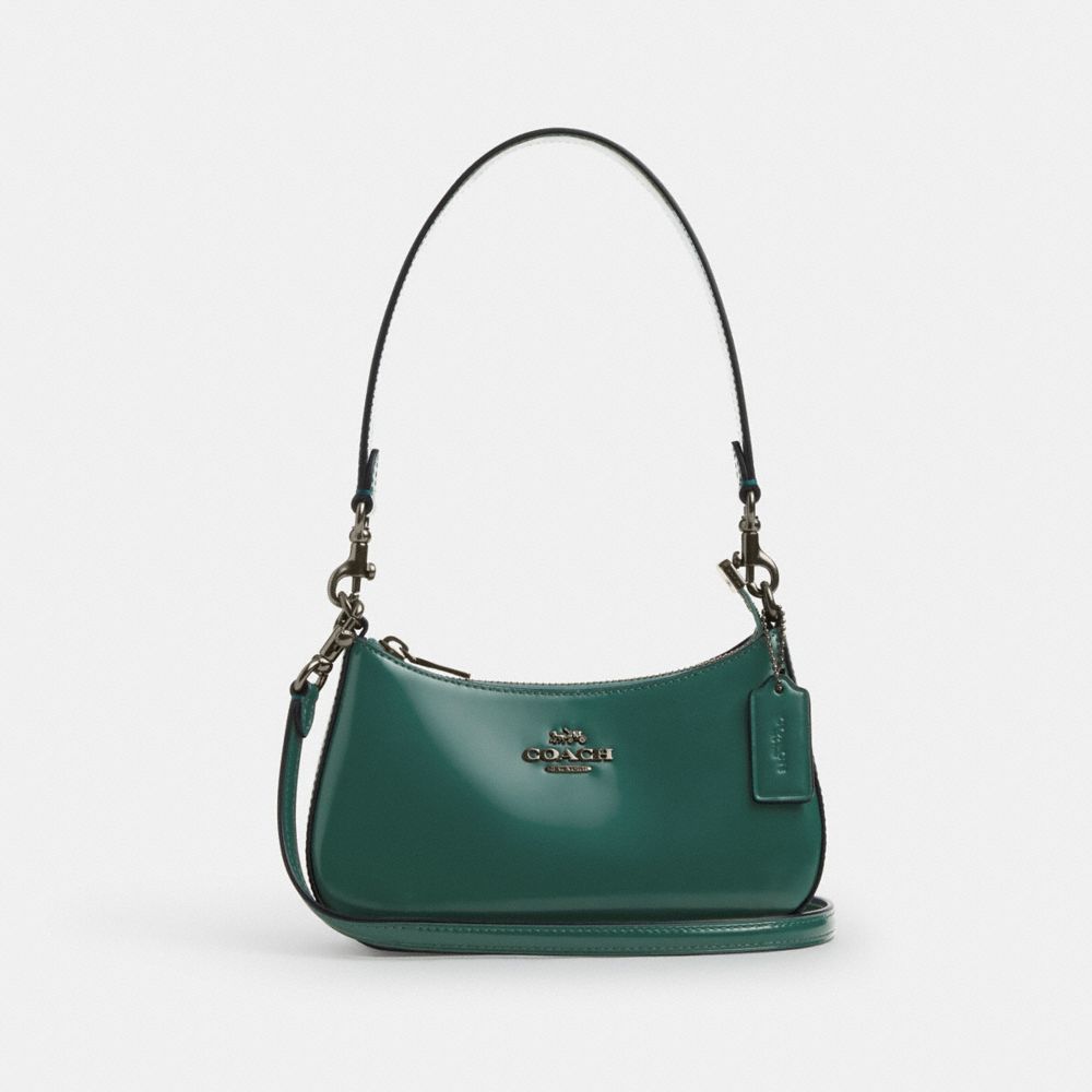 

Сумка через плечо Teri Mini COACH, цвет qb/emerald green