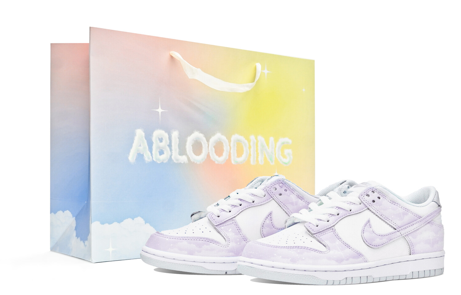 

Кроссовки для скейтбординга Dunk женские, низкие, белый Nike