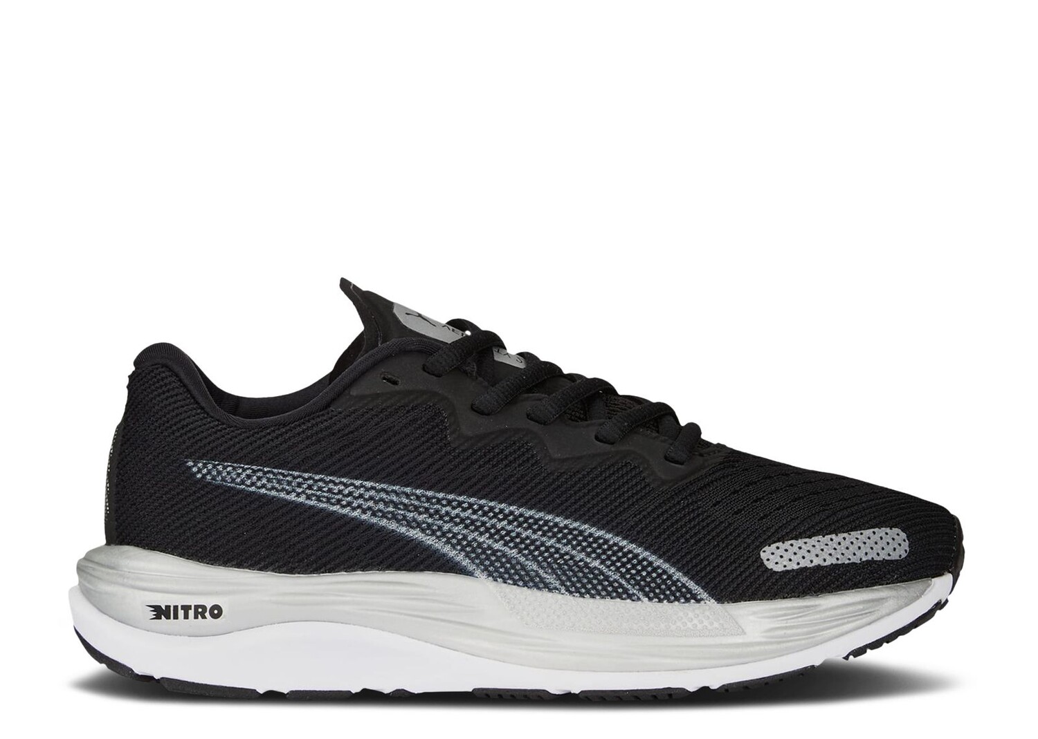 

Кроссовки Puma Velocity Nitro 2 Big Kid 'Black Silver', черный