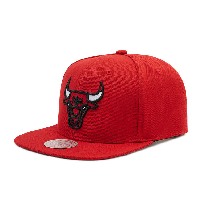 

Бейсболка Mitchell & Ness, красный