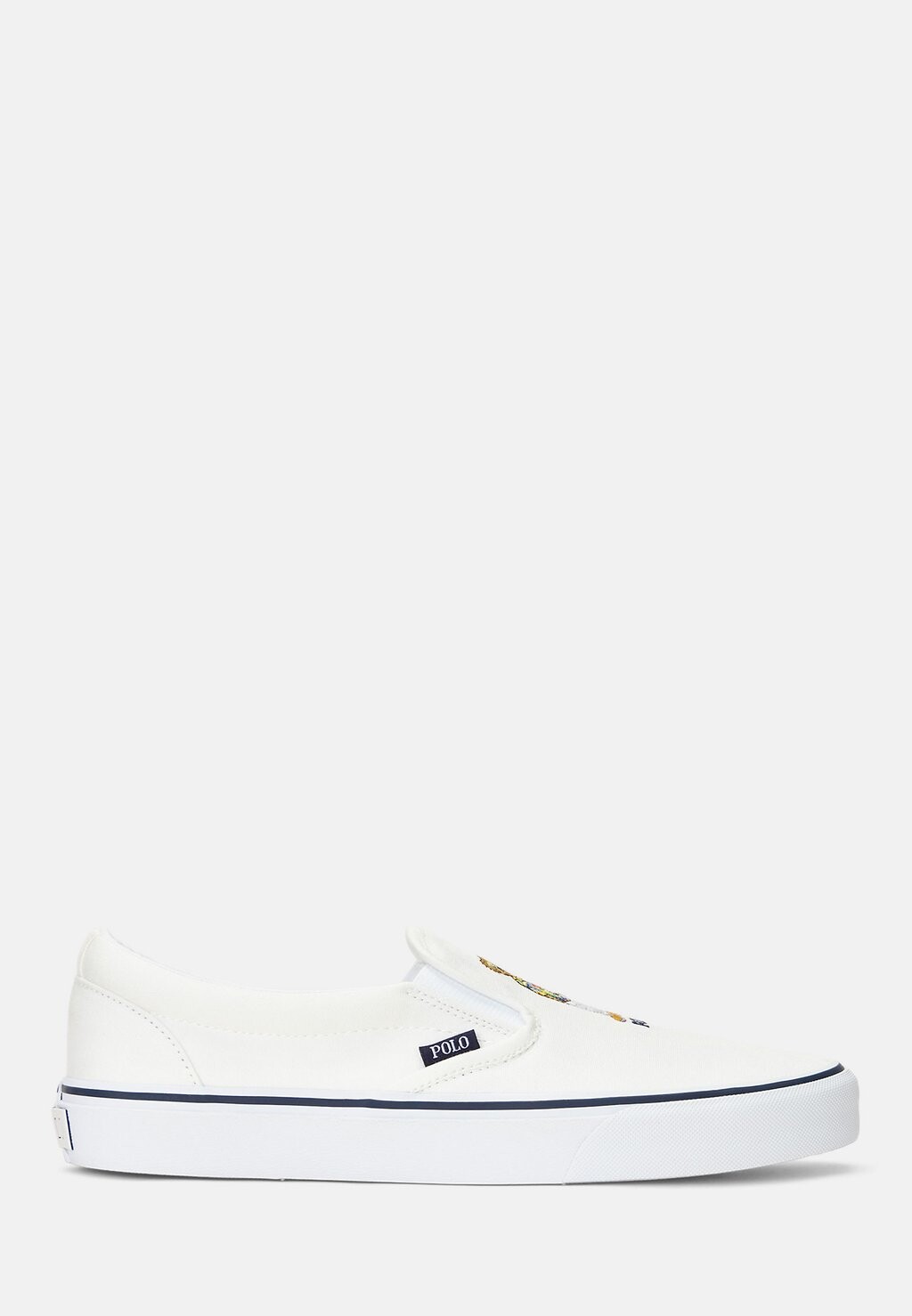 Слипоны Keaton Slip On Polo Ralph Lauren, цвет deckwash white кроссовки polo ralph lauren keaton bear slip on белый