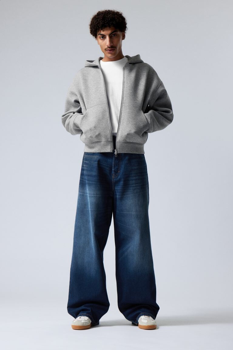 

Худи simon на молнии с аквалангом H&M, серый