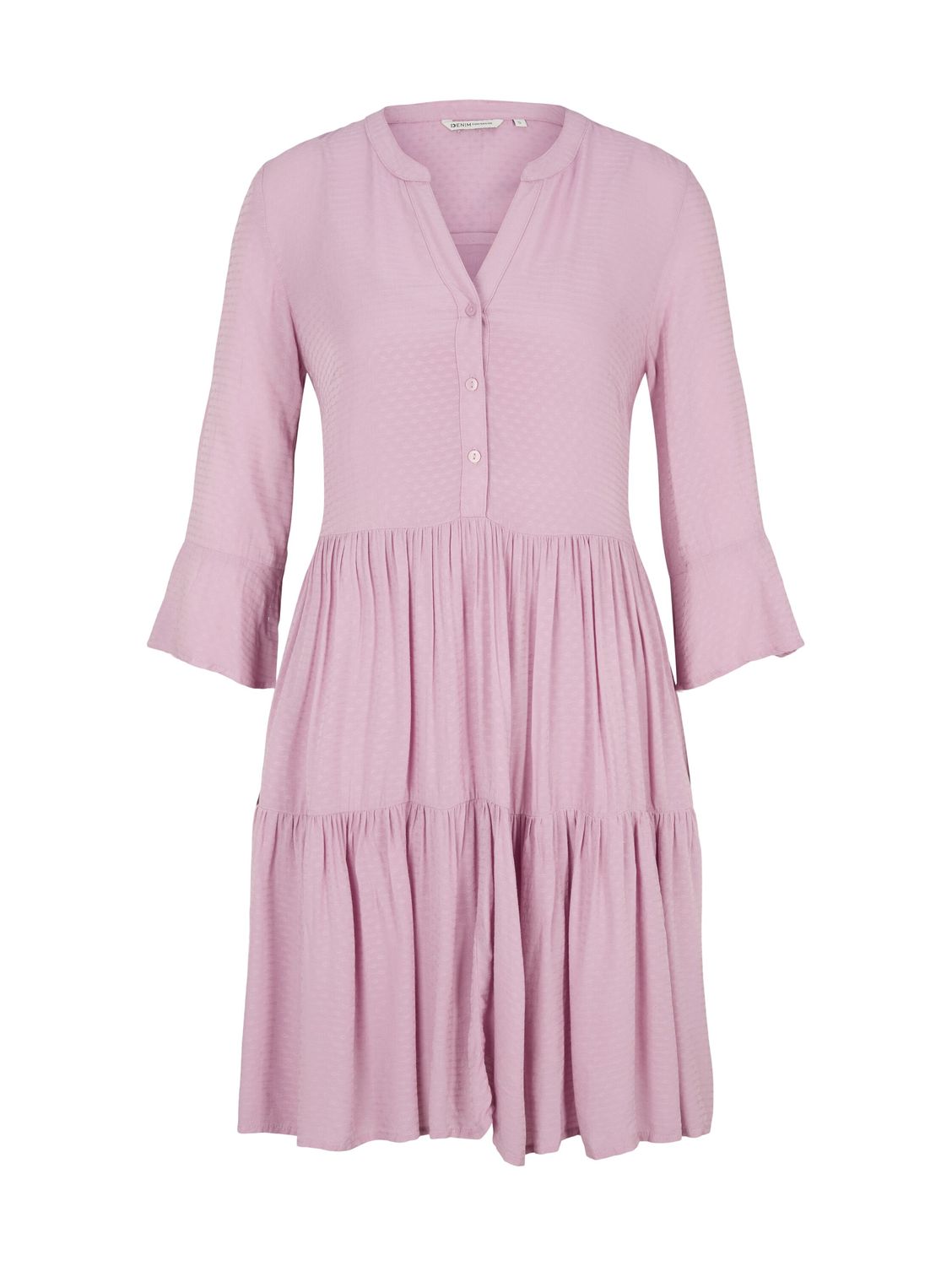 Платье TOM TAILOR Denim BABYDOLL, розовый лонгслив tom tailor хлопок однотонный размер m розовый