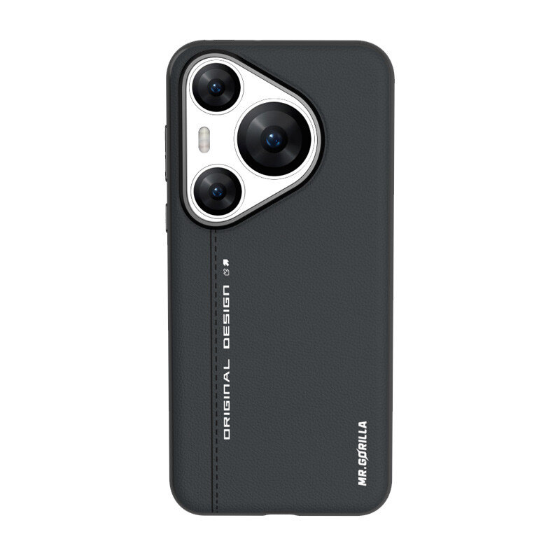

Чехол для телефона BLUEO Mr. Blue Ape, Brulanean Leather Shell - Space Gray
