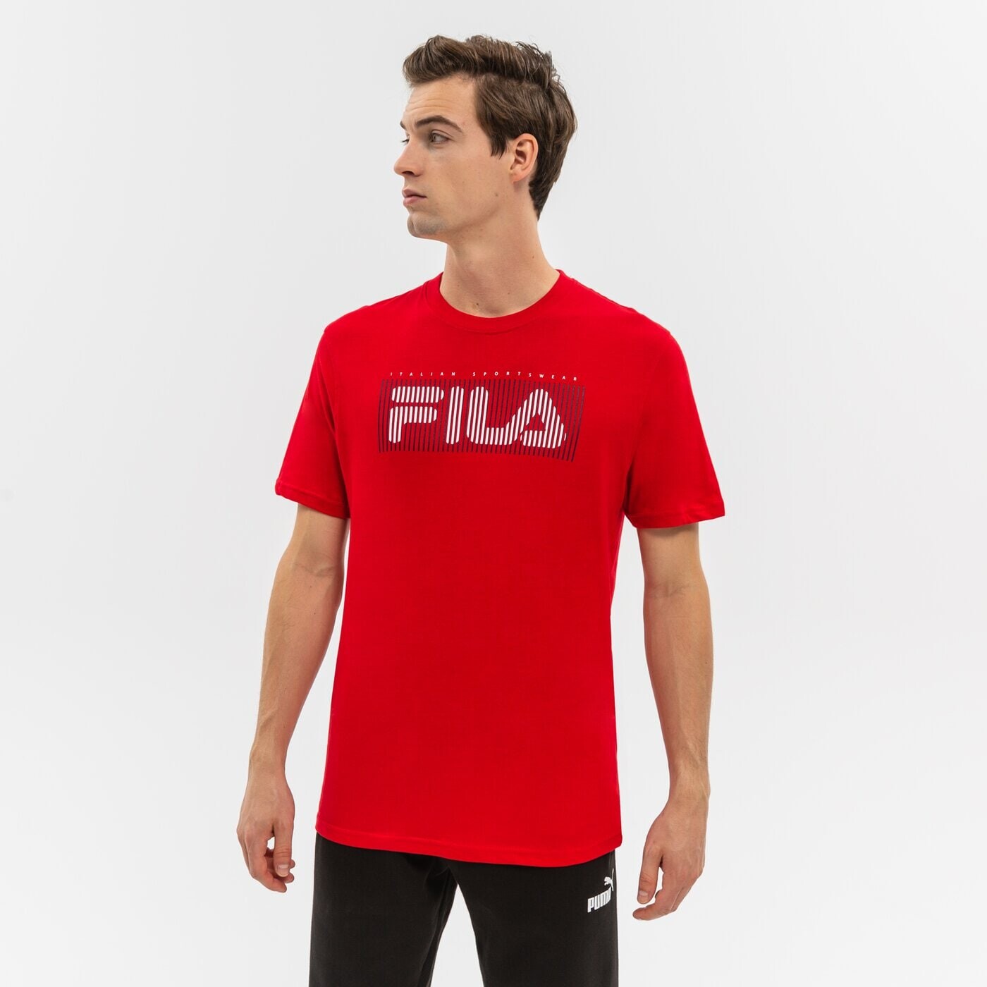 

Футболка Fila с логотипом, красный