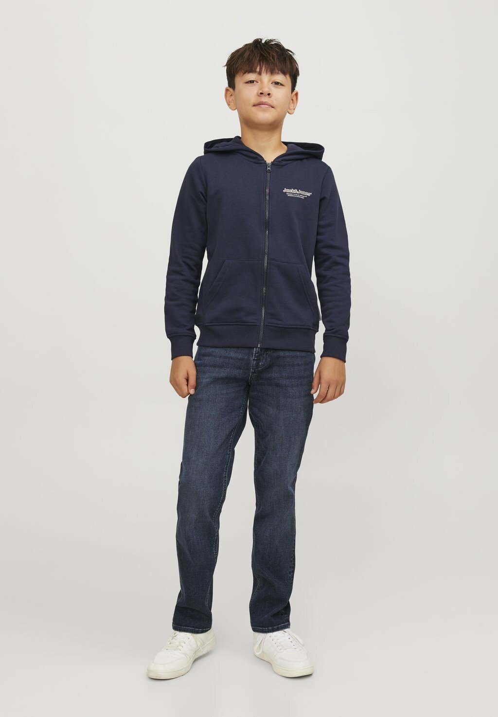 

Толстовка JORLAKEWOOD SWEAT ZIP BF JNR Jack & Jones Junior, цвет navy blazer