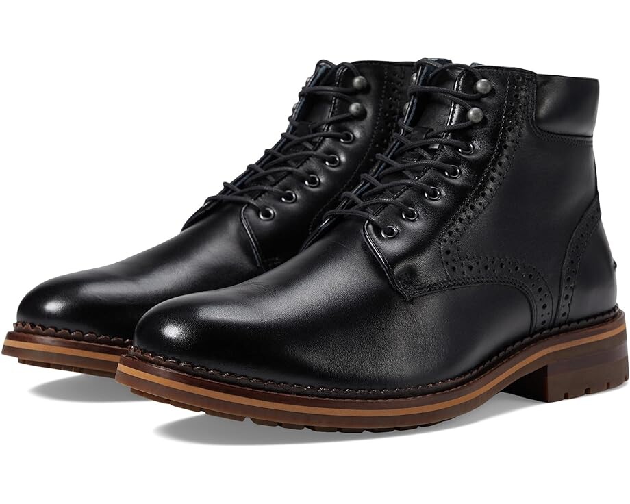 

Ботинки Johnston & Murphy Connelly Plain Toe, цвет Black Full Grain